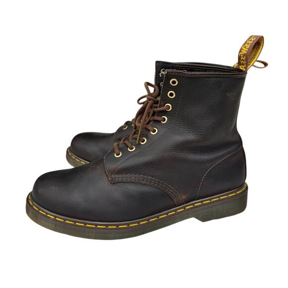 Dr Marten 1460 Bex Crazy Horse Leather Lace Up Boots Men Size 11 EU 45 - Picture 7 of 9